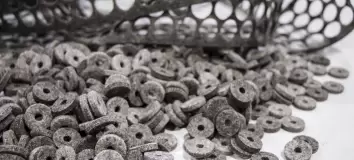 Preview for technical felt die-cuts and blanks Collection of felt washers for insulation or as washers